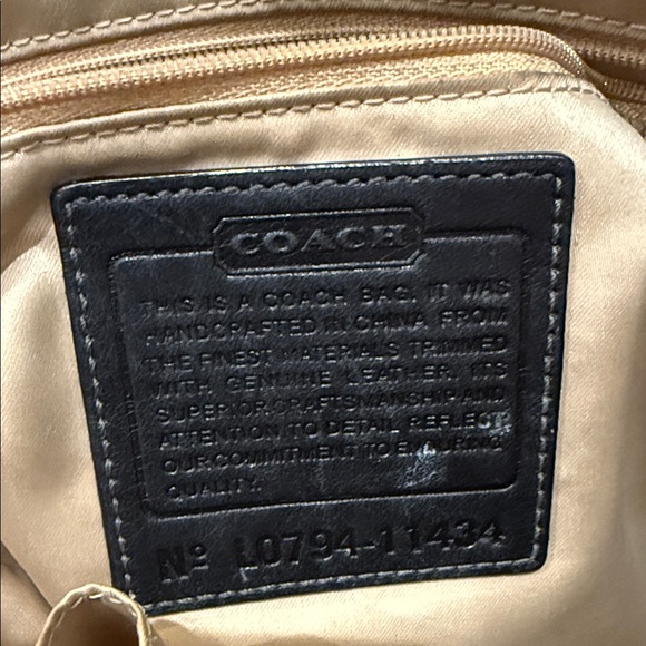Coach Black and Tan Crossbody Bag saddle style bag leather handbag designer - Picture 6 of 9